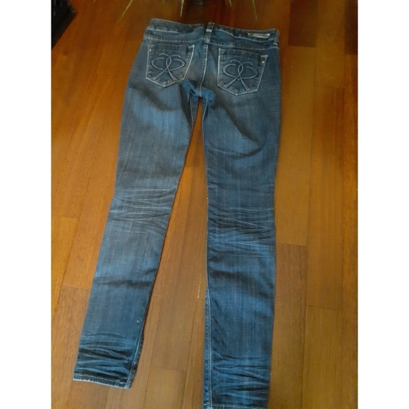 EXPRESS Women's Blue jeans size 4R - Picture 2 of 7